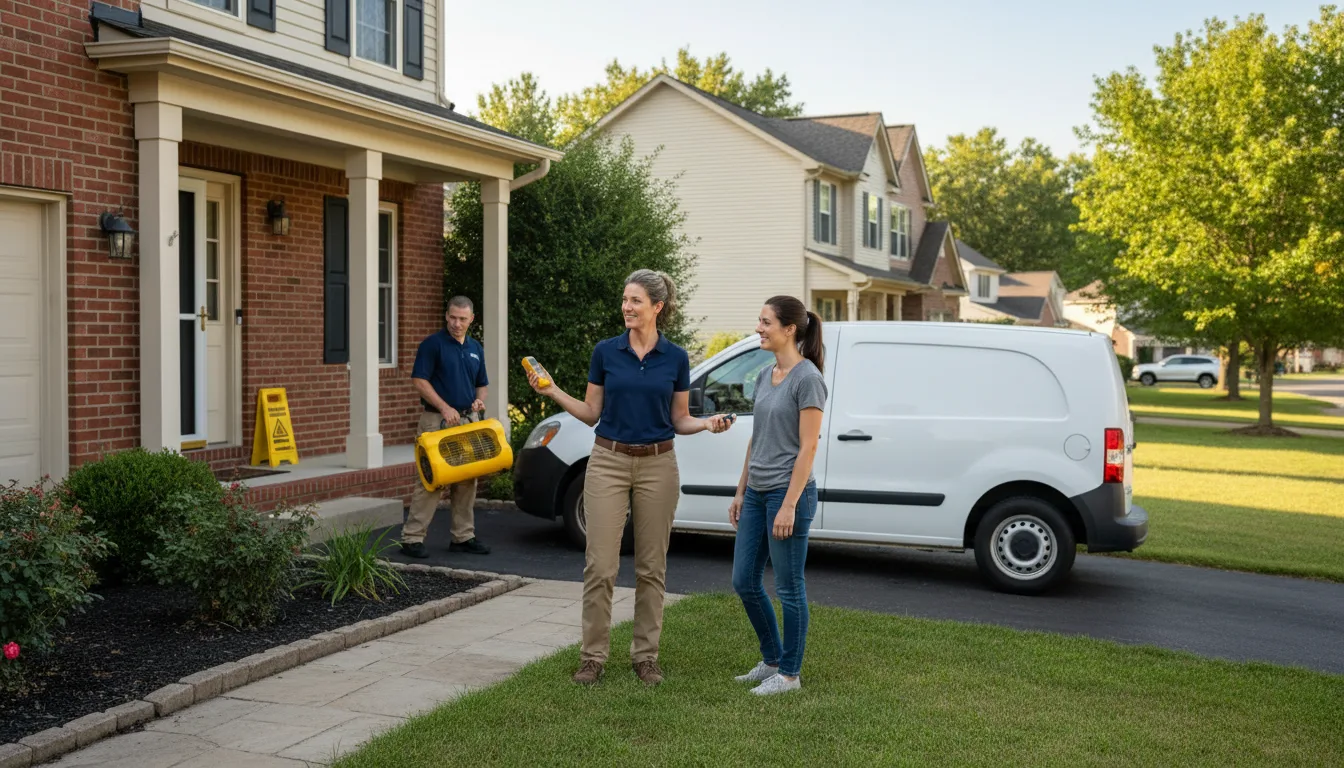 Water restoration image for Water Damage & Restoration Services in Windsor, OH